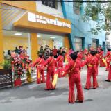 接待中宣部采访团莅临威尼斯集团vip5519东亭社区相识智慧康养